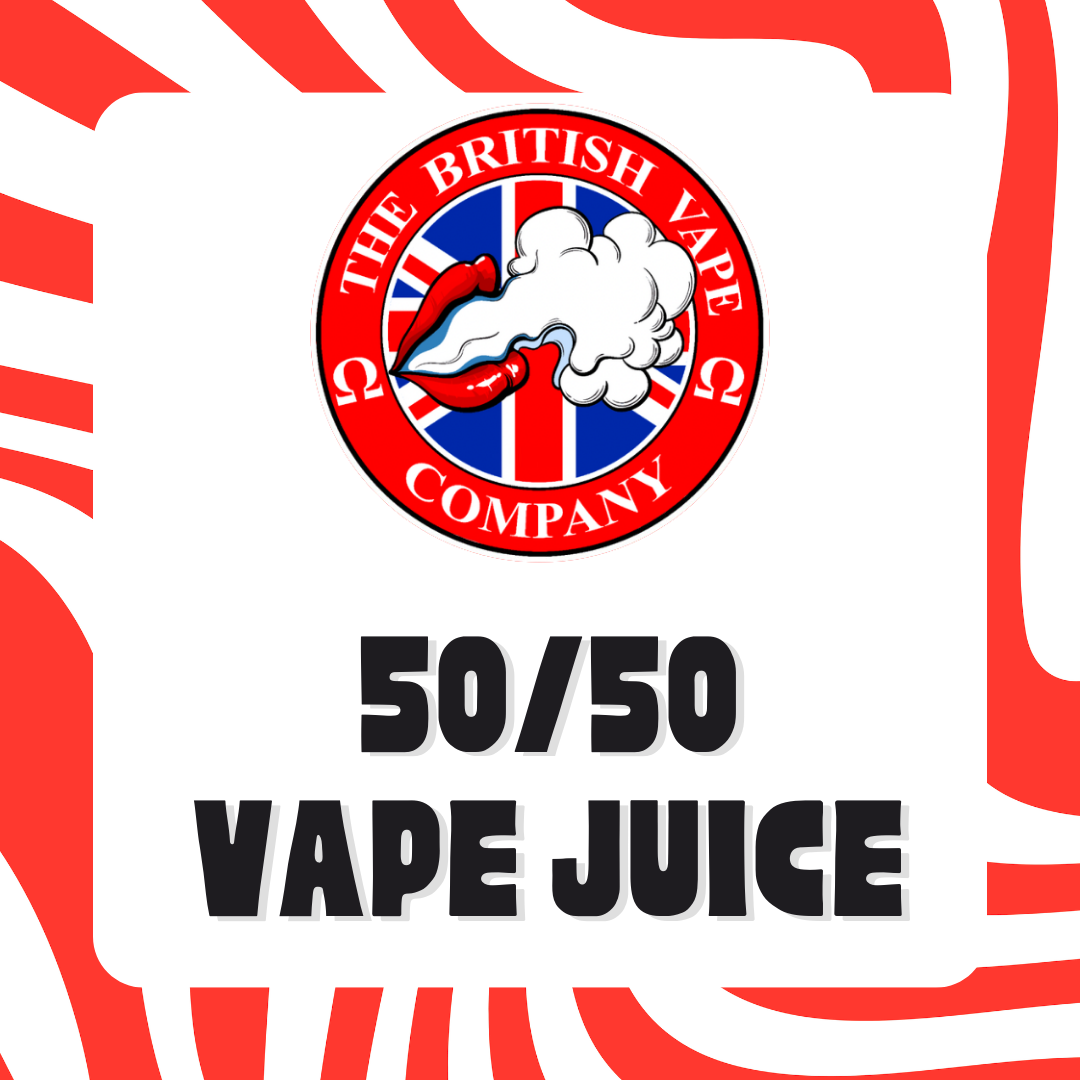 The British Vape Company 50/50 E-Liquids Banner