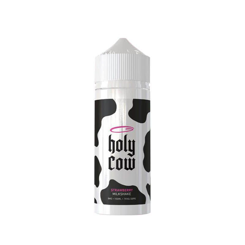 HOLY COW - Strawberry Milkshake 100ml Shortfill E-Liquid - The British Vape Company