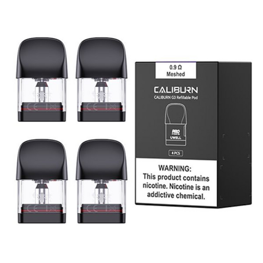 UWELL - Caliburn G3 Pods (4pcs) - The British Vape Company