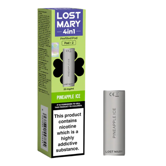 LOST MARY - 4 in 1 Prefilled Replacement Vape Pods (2pcs) - The British Vape Company