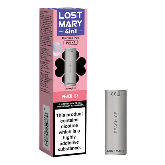 LOST MARY - 4 in 1 Prefilled Replacement Vape Pods (2pcs) - The British Vape Company