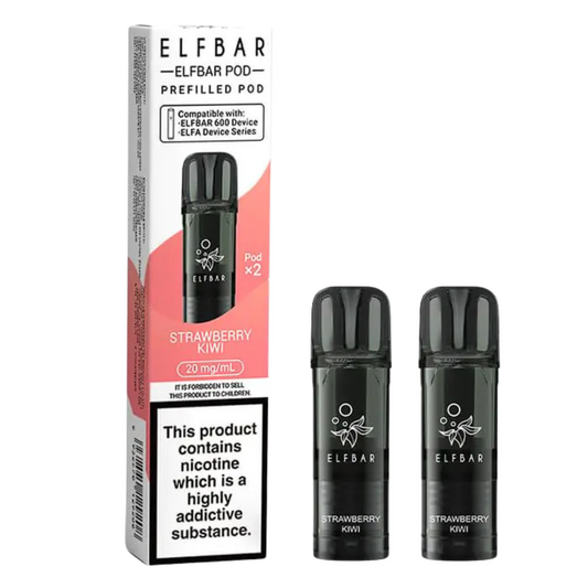 ELFBAR - 600 Prefilled Replacement Vape Pods (2pcs) - The British Vape Company