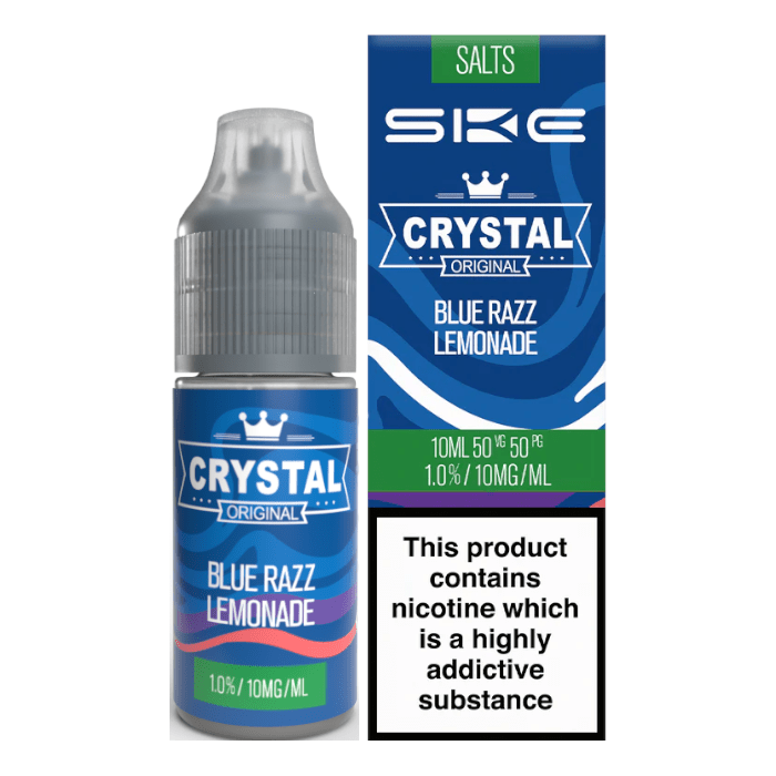 SKE Crystal - Blue Razz Lemonade 10ml E-Liquid - The British Vape Company
