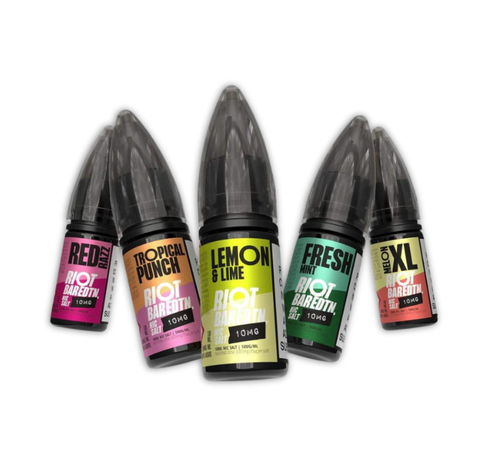 RIOT Salt 10ml E-Liquid | 50/50 MTL Vape Juice | 3 for £9.99