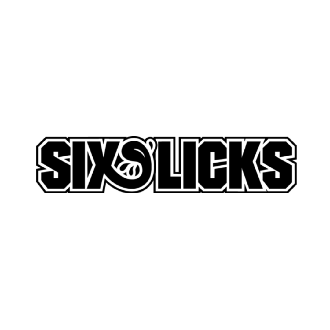 Six Licks E-Liquid Logo black and White
