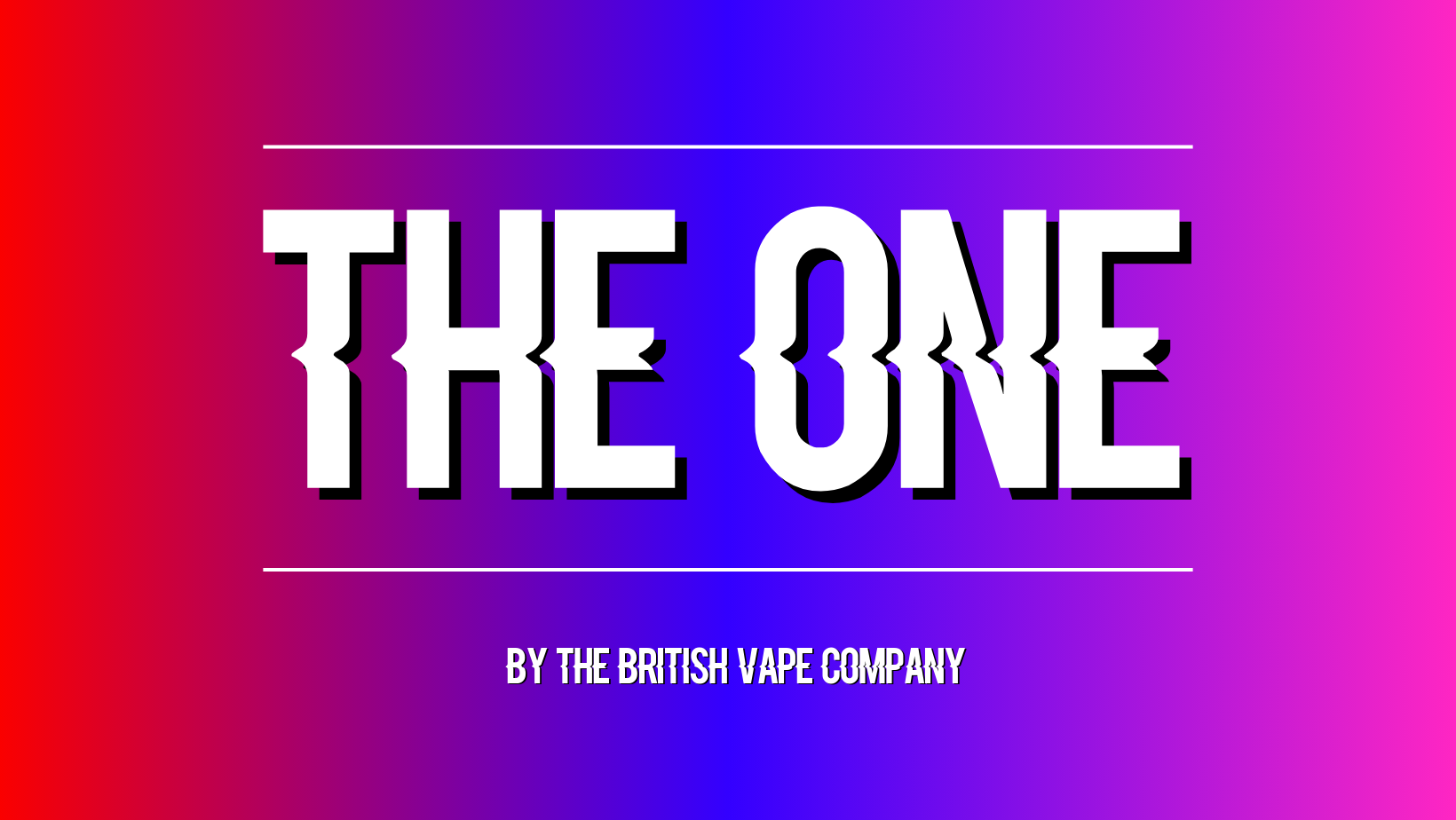 THE ONE 60ml E-Liquids | Longfill Universal Vape Juice