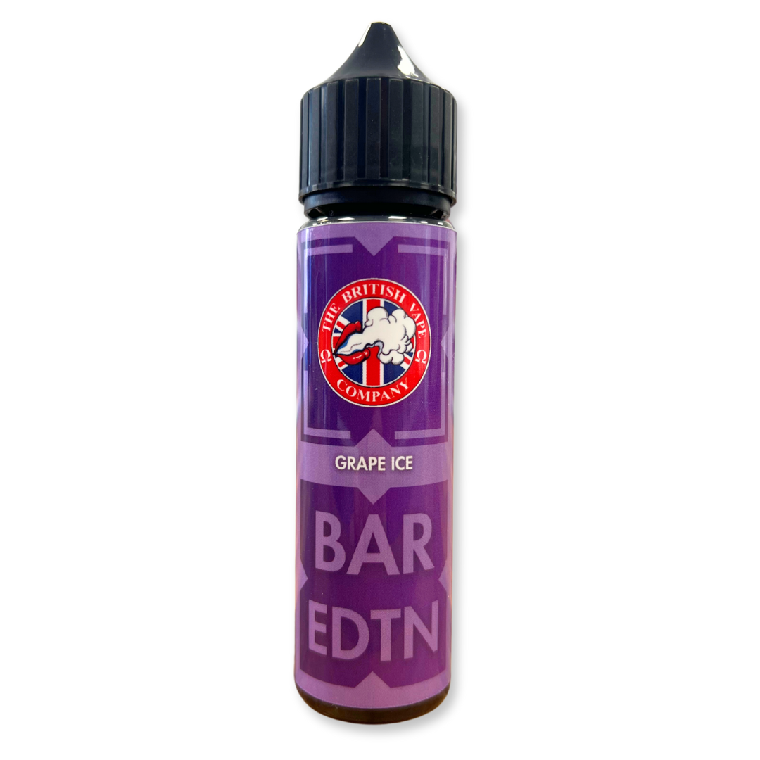 Bar Edition - Grape Ice 60ml Longfill E-Liquid - The British Vape Company