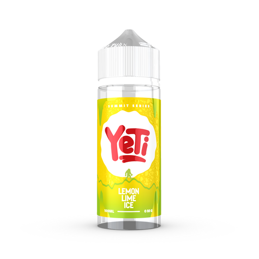 YETI Summit - Lemon Lime Ice 100ml Shortfill E-Liquid - The British Vape Company