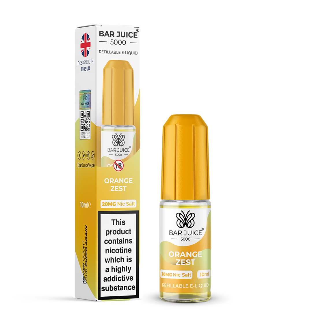 BAR JUICE 5000 - Orange Zest 10ml E-Liquid