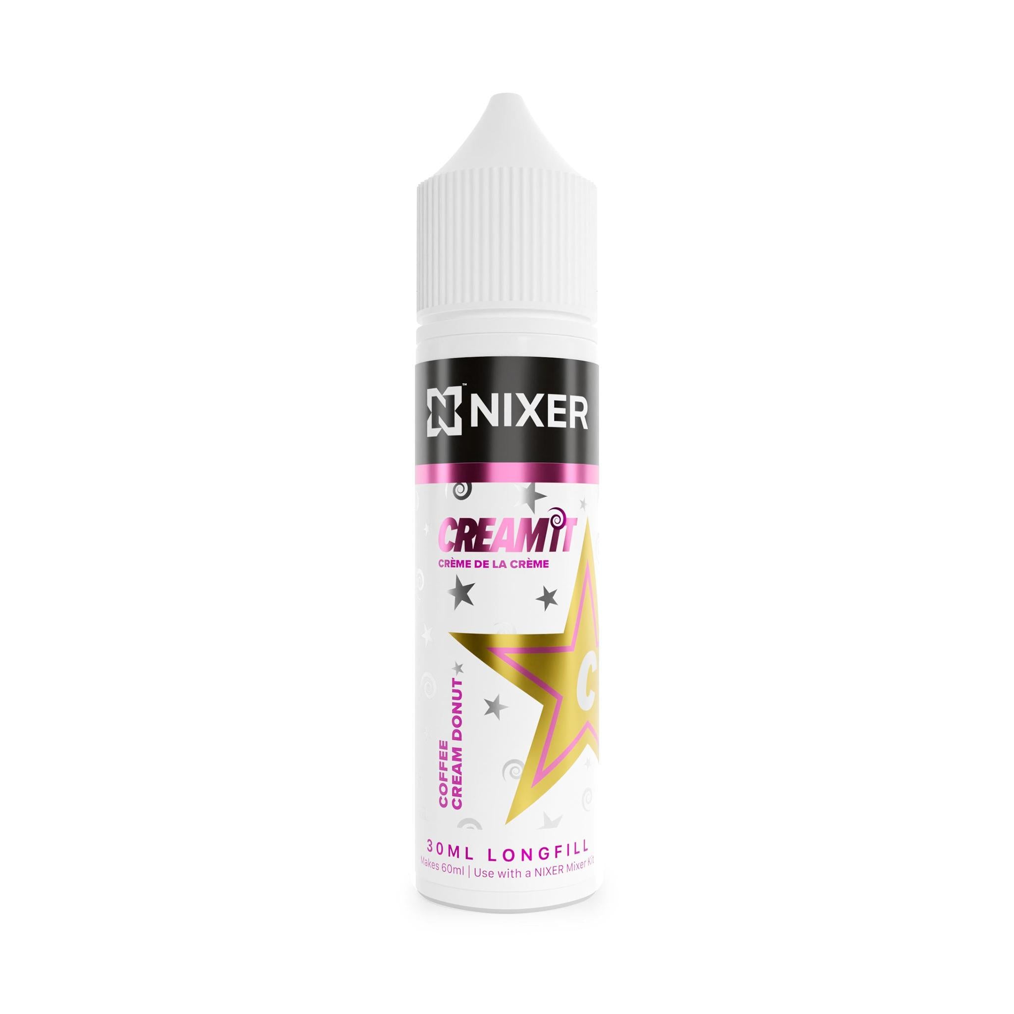 Nixer X Cream It - Coffee Cream Doughnut 60ml Longfill E-Liquid