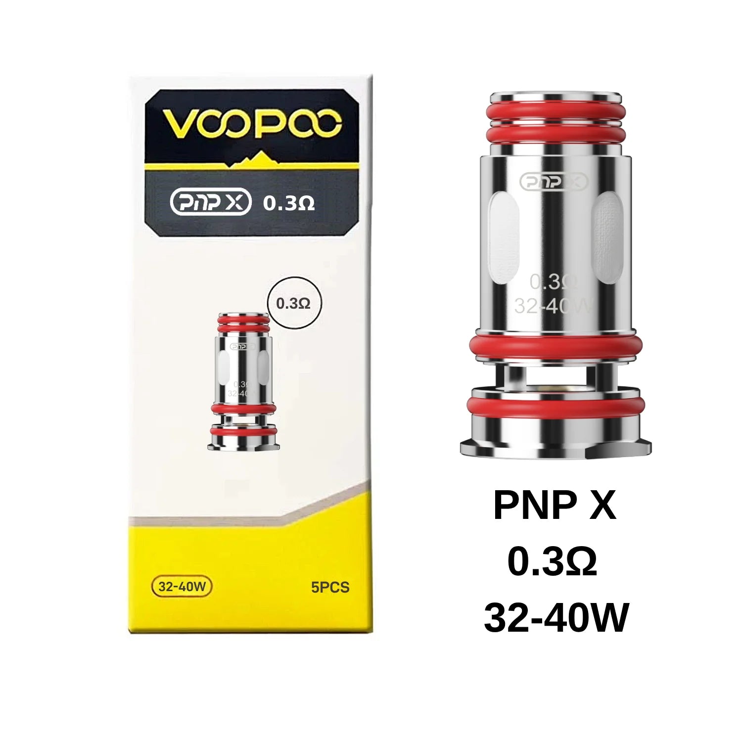 VOOPOO PNP X 0.3 COILS (5PCS)