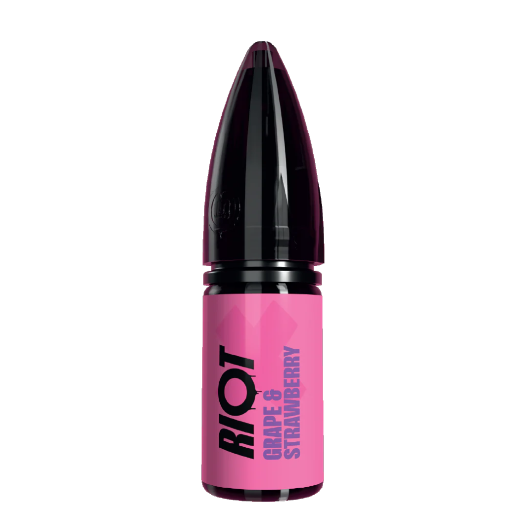 RIOT X - Grape & Strawberry 10ml E-Liquid - The British Vape Company