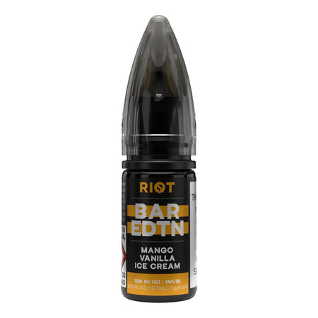 RIOT Bar EDTN - Mango Vanilla Ice Cream 10ml E-Liquid - The British Vape Company