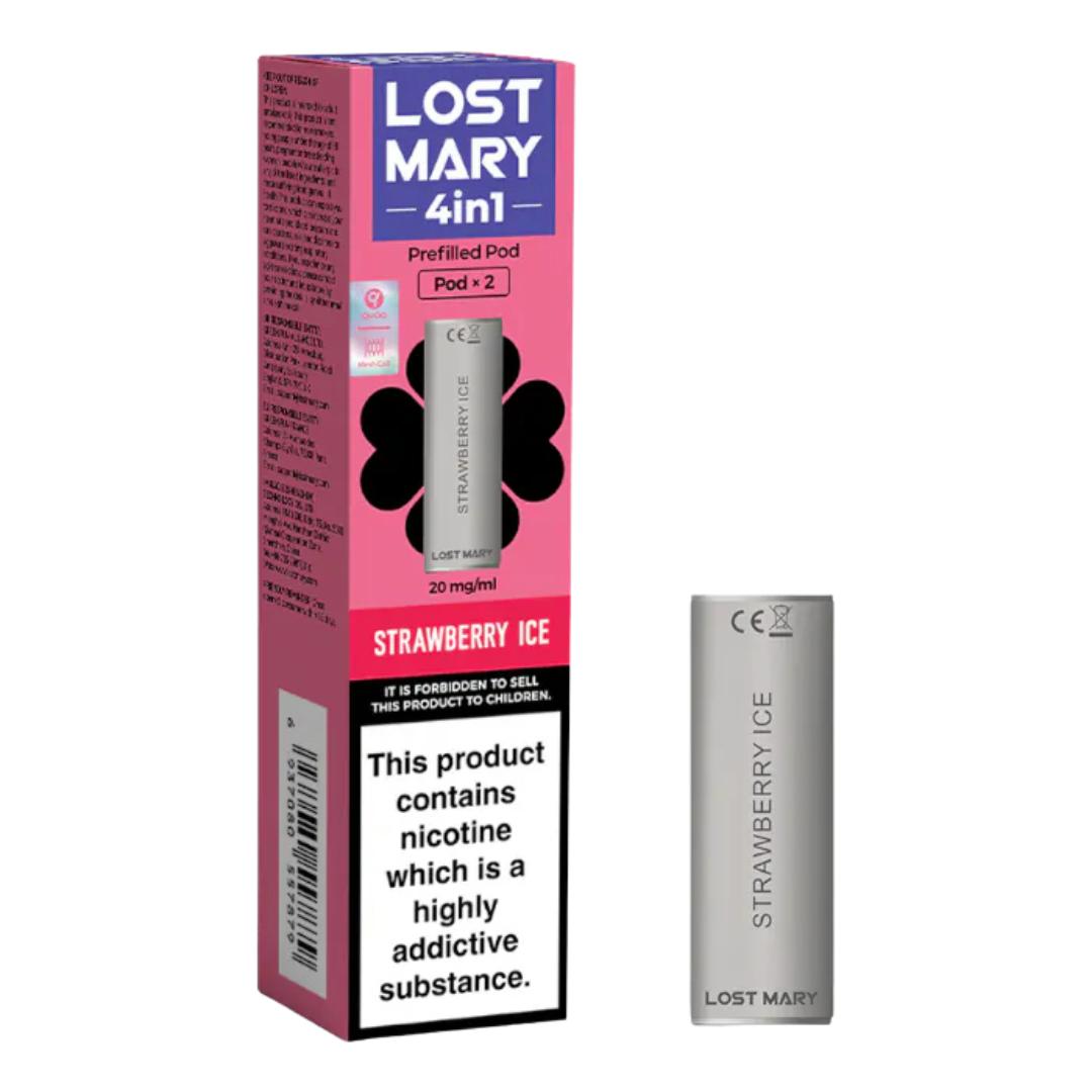 LOST MARY - 4 in 1 Prefilled Replacement Vape Pods (2pcs) - The British Vape Company