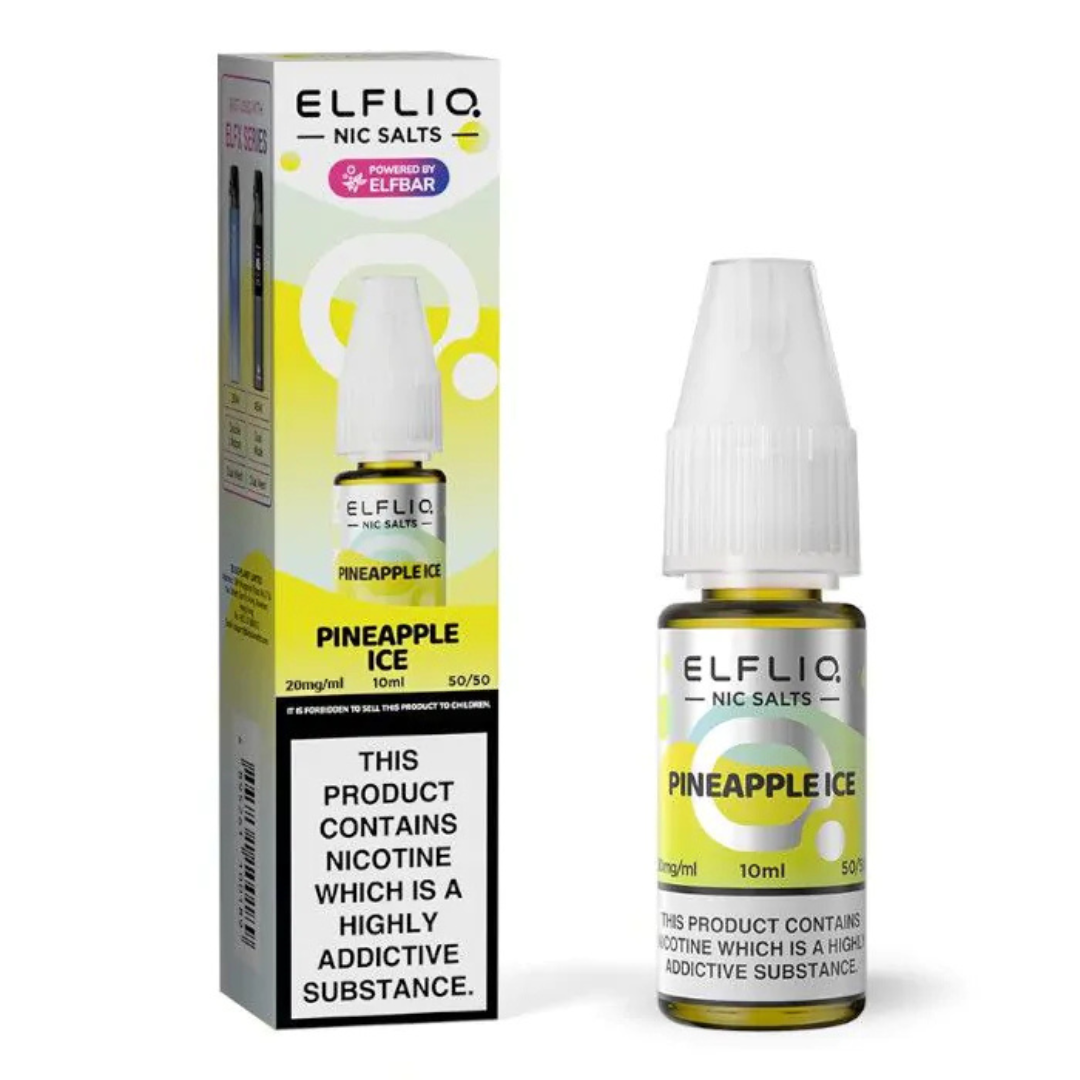ELFLIQ -  Pineapple Ice 10ml E-Liquid - The British Vape Company