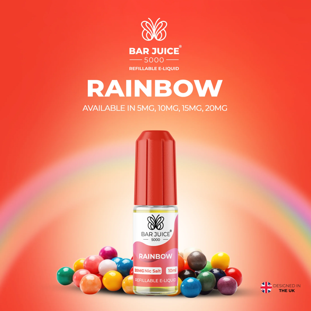 BAR JUICE 5000 - Rainbow 10ml E-Liquid