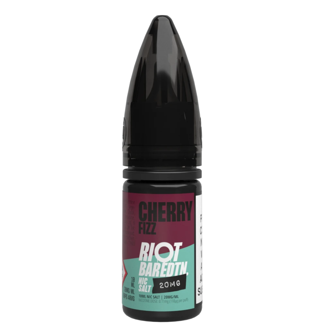 RIOT BAR EDTN – Cherry Fizz Nic Salt 10ml Vape Juice