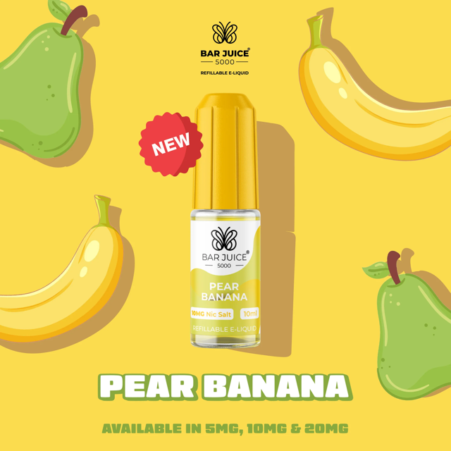 BAR JUICE 5000 - Pear Banana 10ml E-Liquid