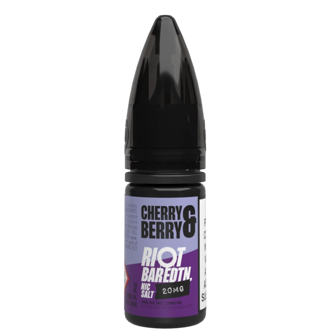 RIOT Bar EDTN - Cherry & Berry 10ml E-Liquid - The British Vape Company
