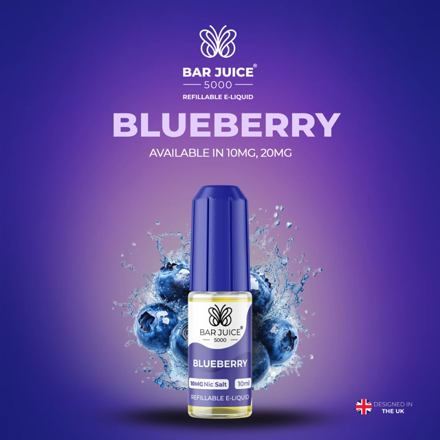 BAR JUICE 5000 - Blueberry 10ml E-Liquid