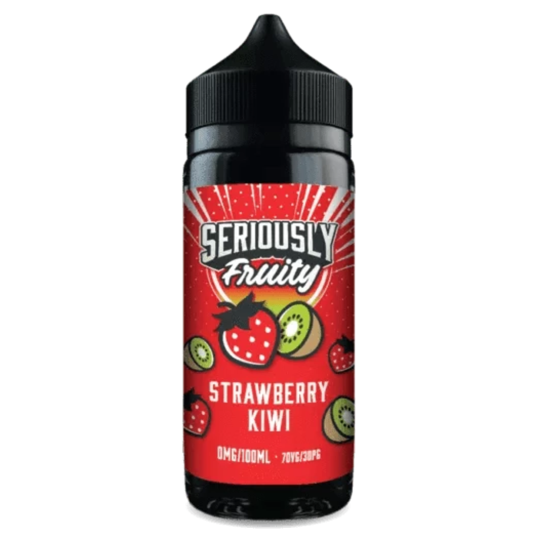 DOOZY Seriously Fruity - Strawberry Kiwi 100ml Shortfill E-Liquid - The British Vape Company