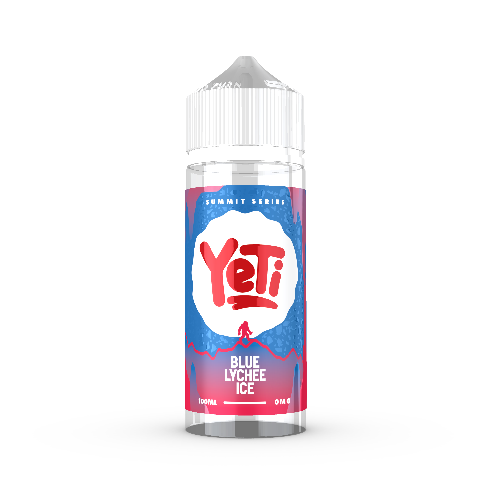 YETI Summit - Blue Lychee Ice 100ml Shortfill E-Liquid - The British Vape Company