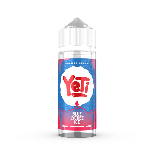 YETI Summit - Blue Lychee Ice 100ml Shortfill E-Liquid - The British Vape Company