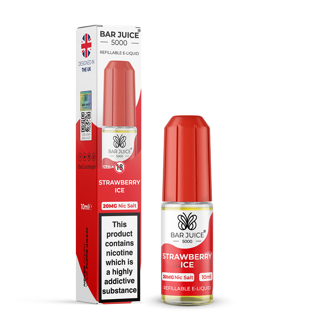 BAR JUICE 5000 - Strawberry Ice 10ml E-Liquid