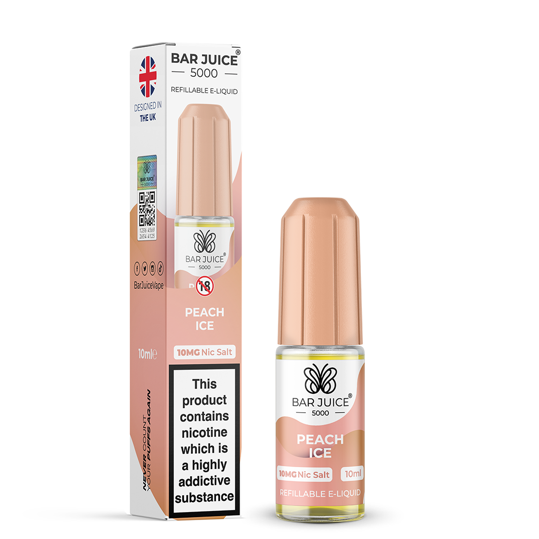 BAR JUICE 5000 - Peach Ice 10ml E-Liquid