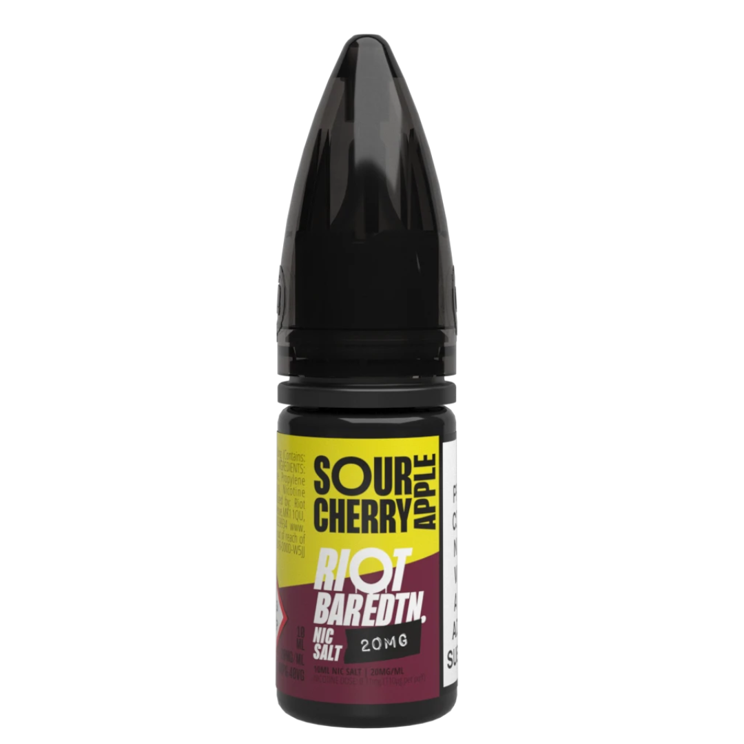 RIOT BAR EDTN – Sour Cherry Apple Nic Salt 10ml Vape Juice