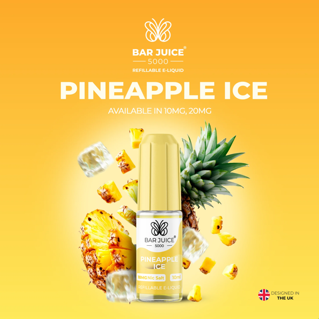 BAR JUICE 5000 - Pineapple Ice 10ml E-Liquid