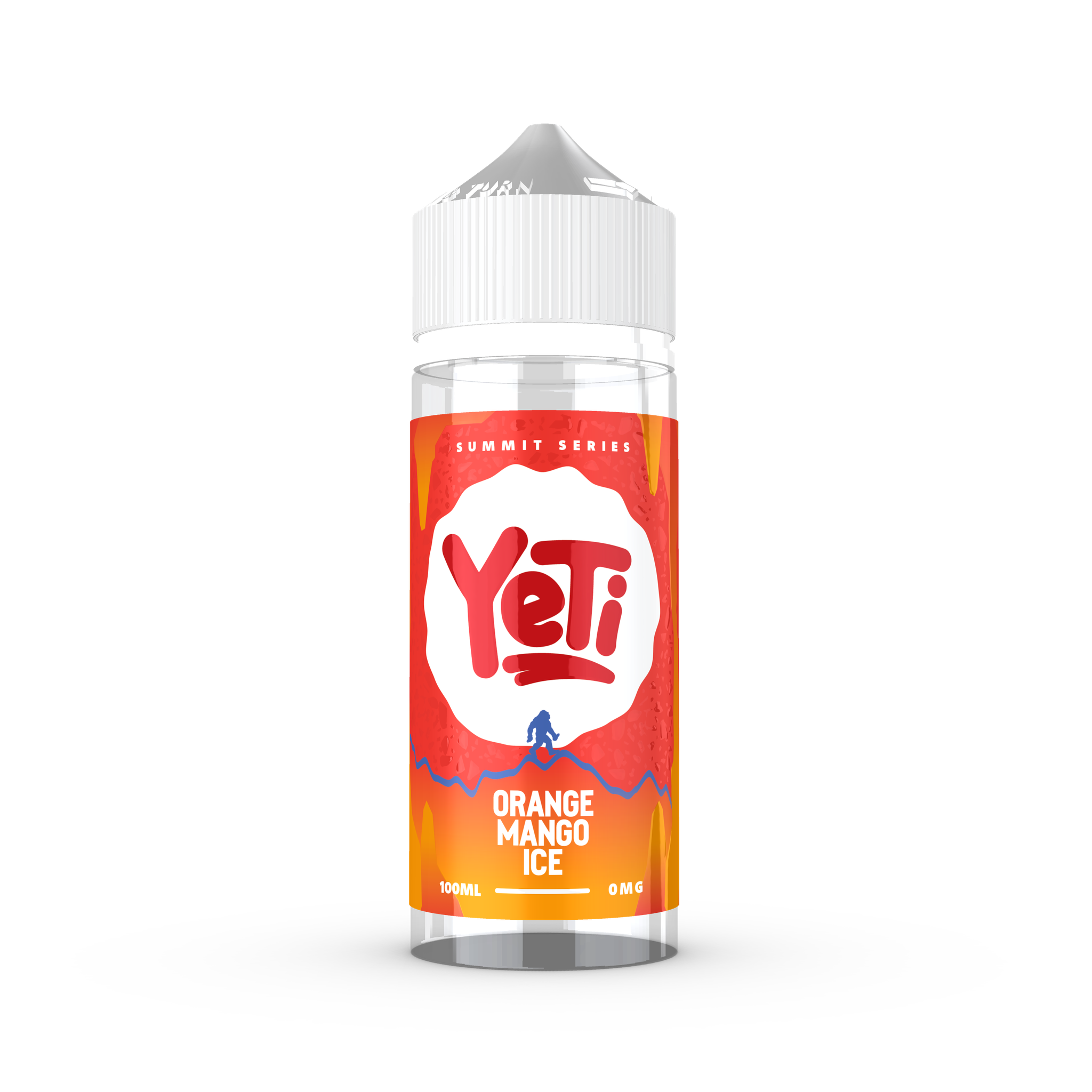 YETI Summit - Orange Mango Ice 100ml Shortfill E-Liquid - The British Vape Company