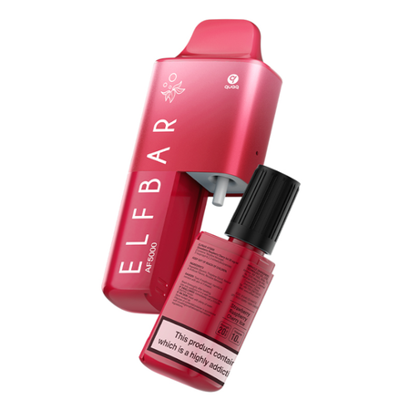 ELFBAR AF5000 - Strawberry Raspberry Cherry Ice 5000 Puff Disposable Vape - The British Vape Company
