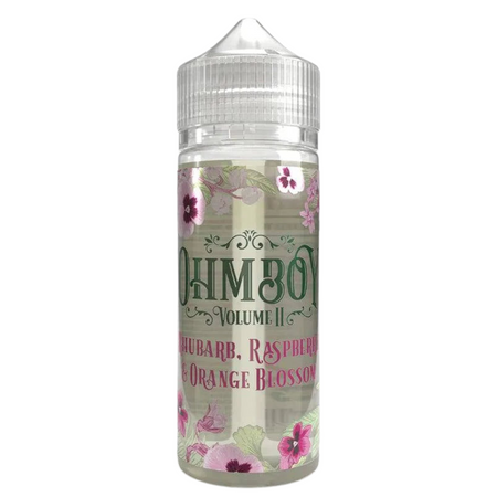 Ohm Boy - Rhubarb, Raspberry & Orange Blossom 100ml Shortfill E-Liquid - The British Vape Company