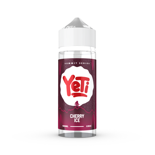 YETI Summit - Cherry Ice 100ml Shortfill E-Liquid - The British Vape Company