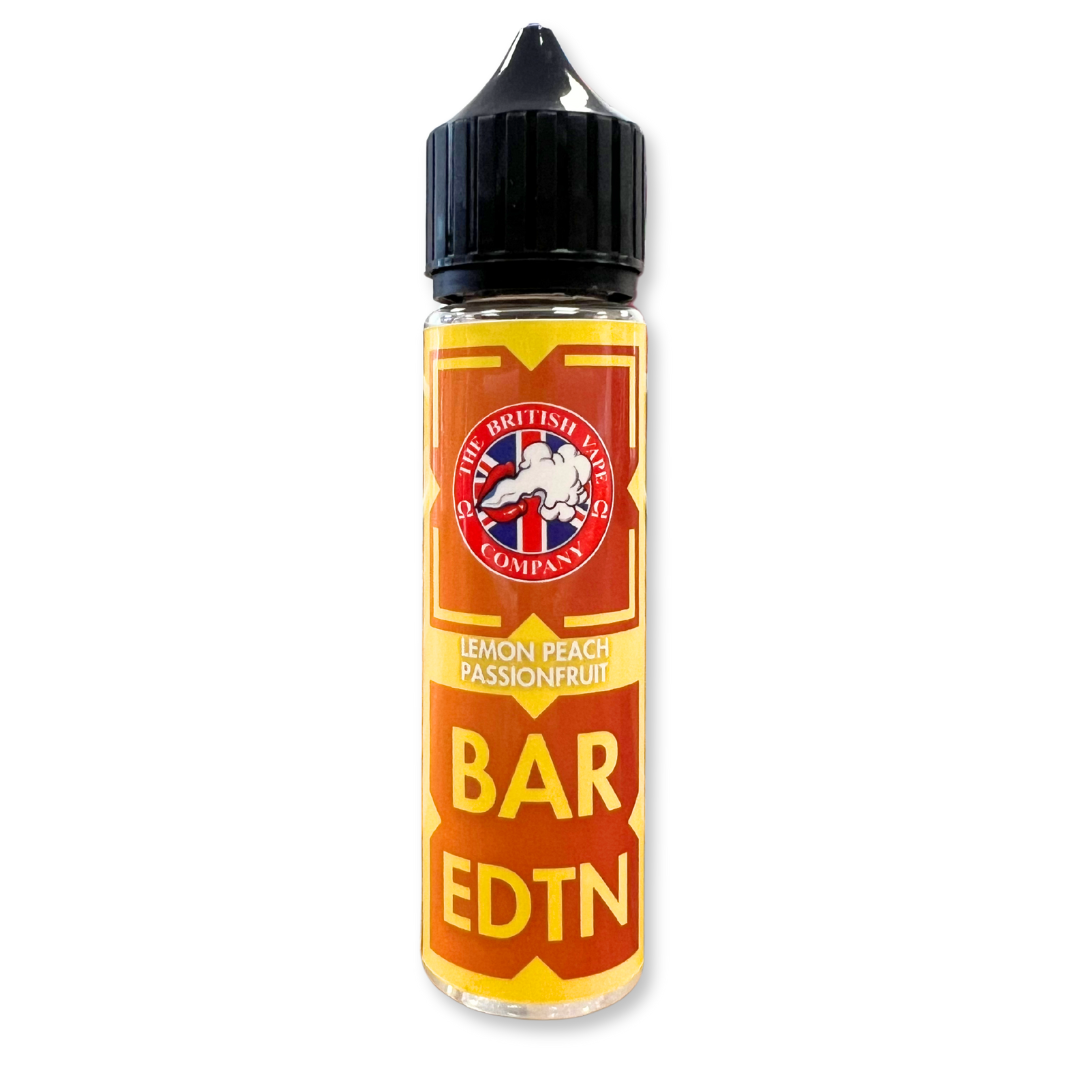 Bar Edition - Lemon, Peach & Passionfruit 60ml Longfill E-Liquid - The British Vape Company