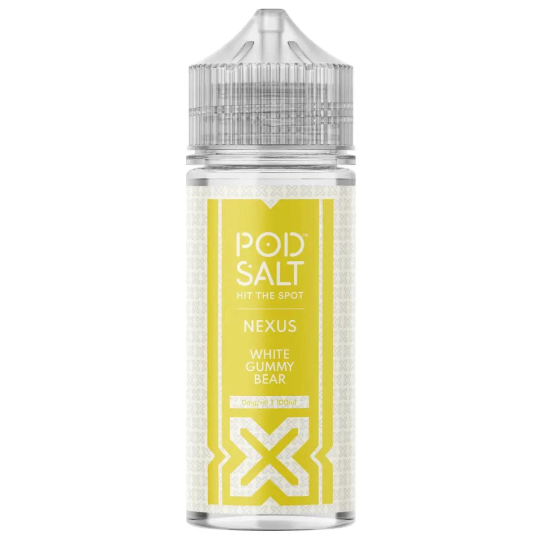 POD SALT Nexus - White Gummy Bear 100ml Shortfill E-Liquid - The British Vape Company