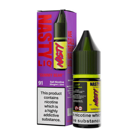 NASTY LIQ -  Gummy Bear 10ml E-Liquid - The British Vape Company