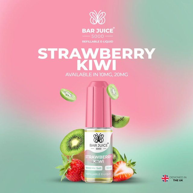 BAR JUICE 5000 - Strawberry Kiwi 10ml E-Liquid
