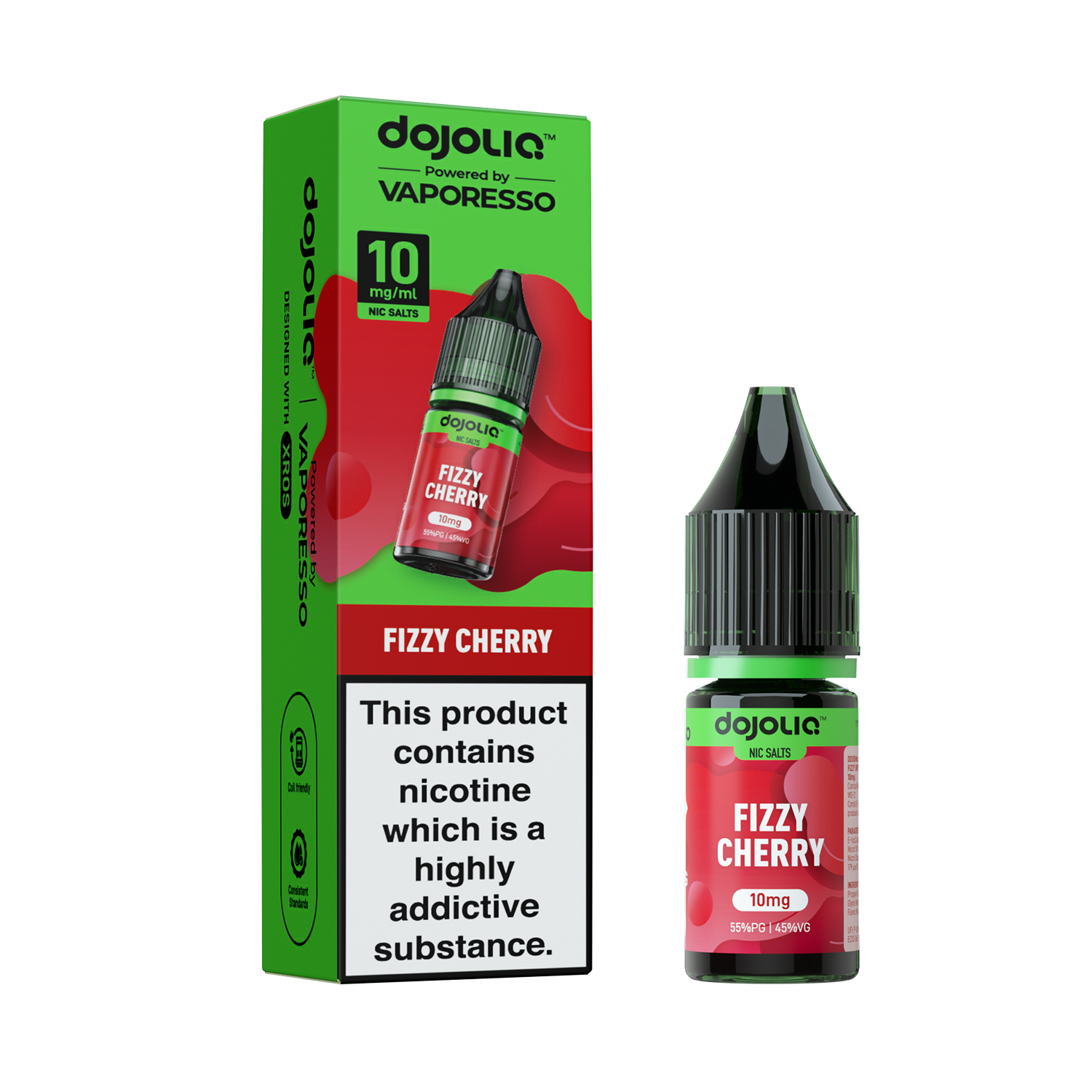 DOJOLIQ - Fizzy Cherry Nic Salt 10ml Vape Juice