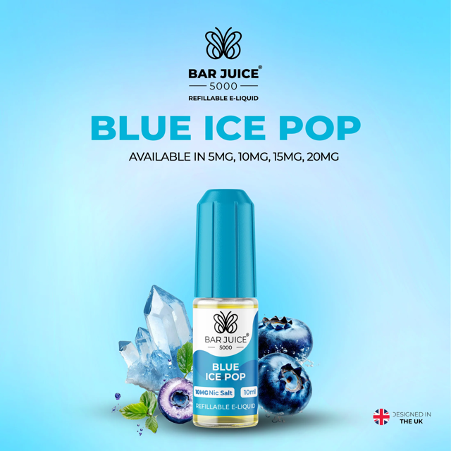 BAR JUICE 5000 - Blue Ice Pop 10ml E-Liquid