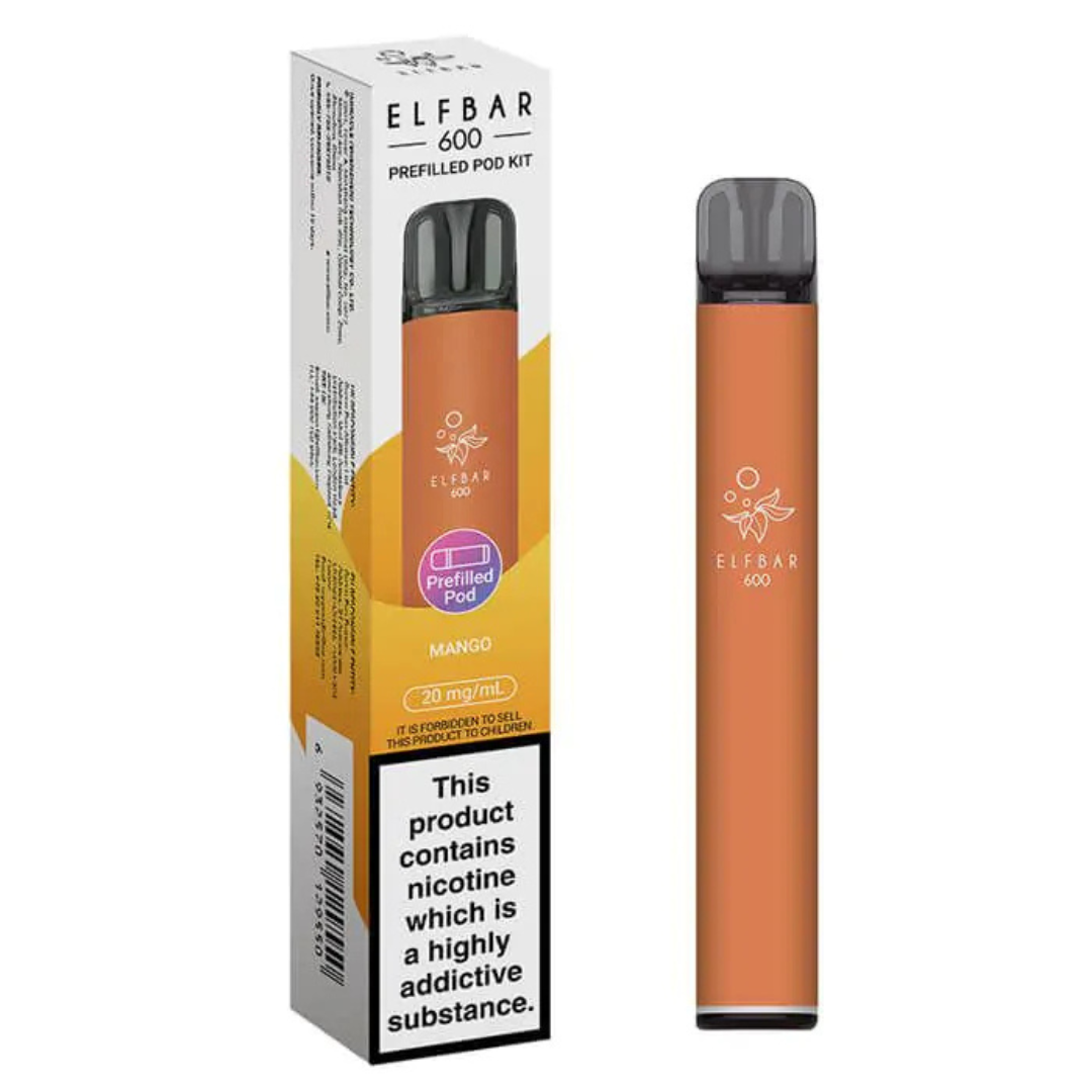 ELFBAR - 600 Prefilled Pod Vape Kit - The British Vape Company