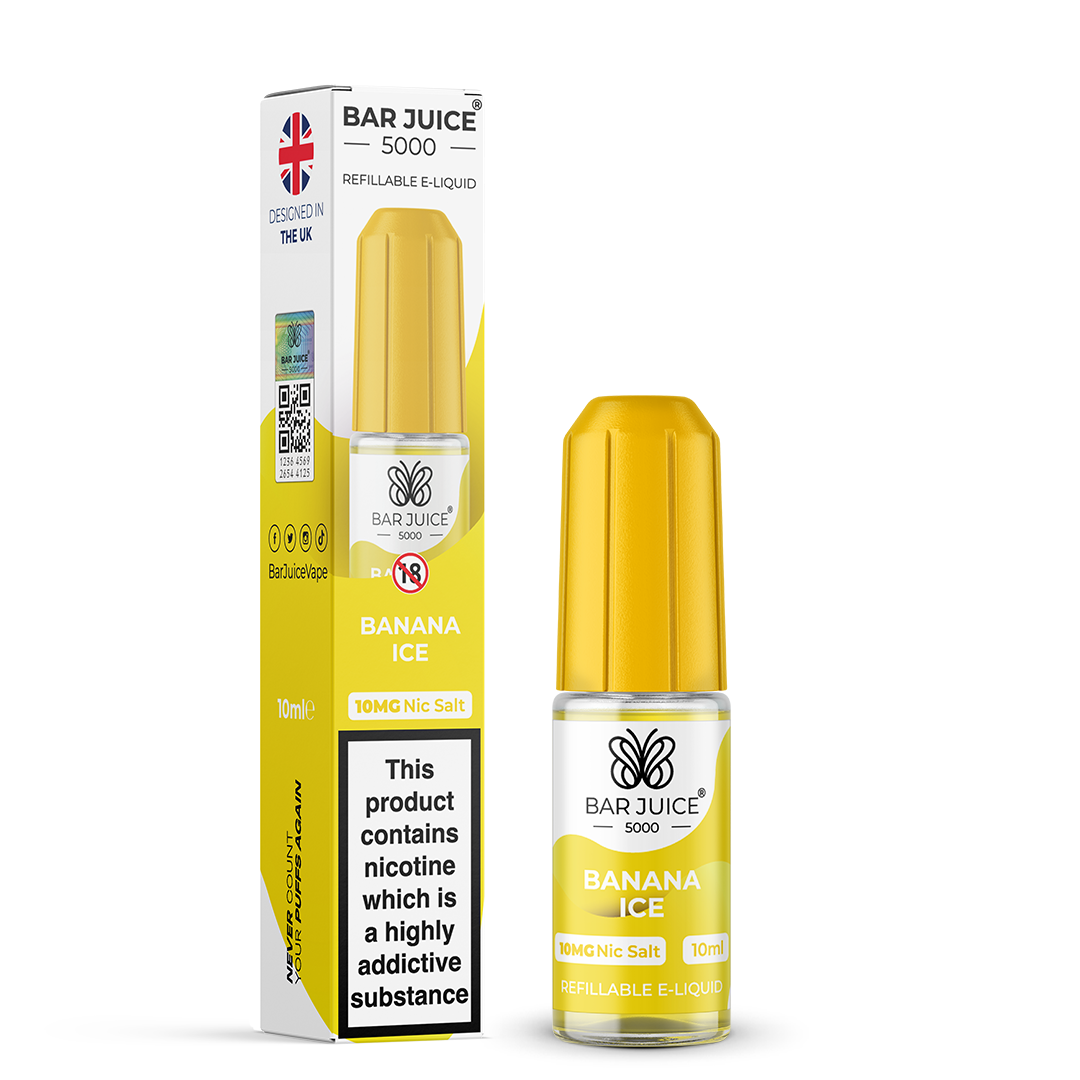 BAR JUICE 5000 - Banana Ice 10ml E-Liquid