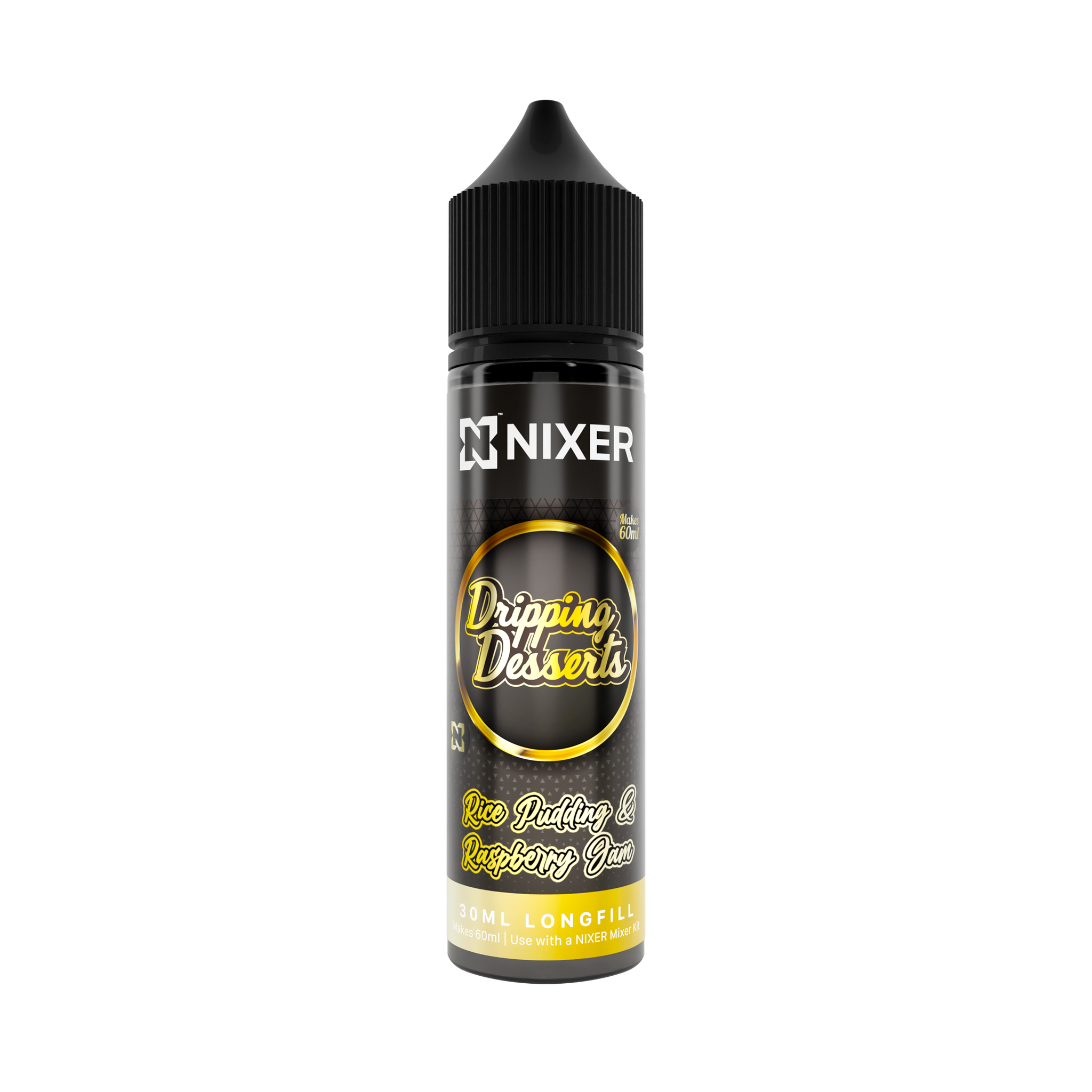 Nixer X Dripping Desserts - Rice Pudding & Raspberry Jam 60ml Longfill E-Liquid