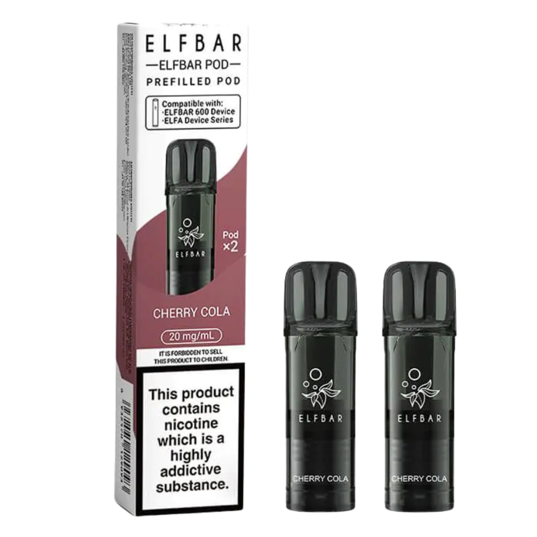 ELFBAR - 600 Prefilled Replacement Vape Pods (2pcs) - The British Vape Company