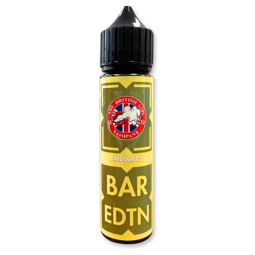 Bar Edition - Banana Ice 60ml Longfill E-Liquid - The British Vape Company