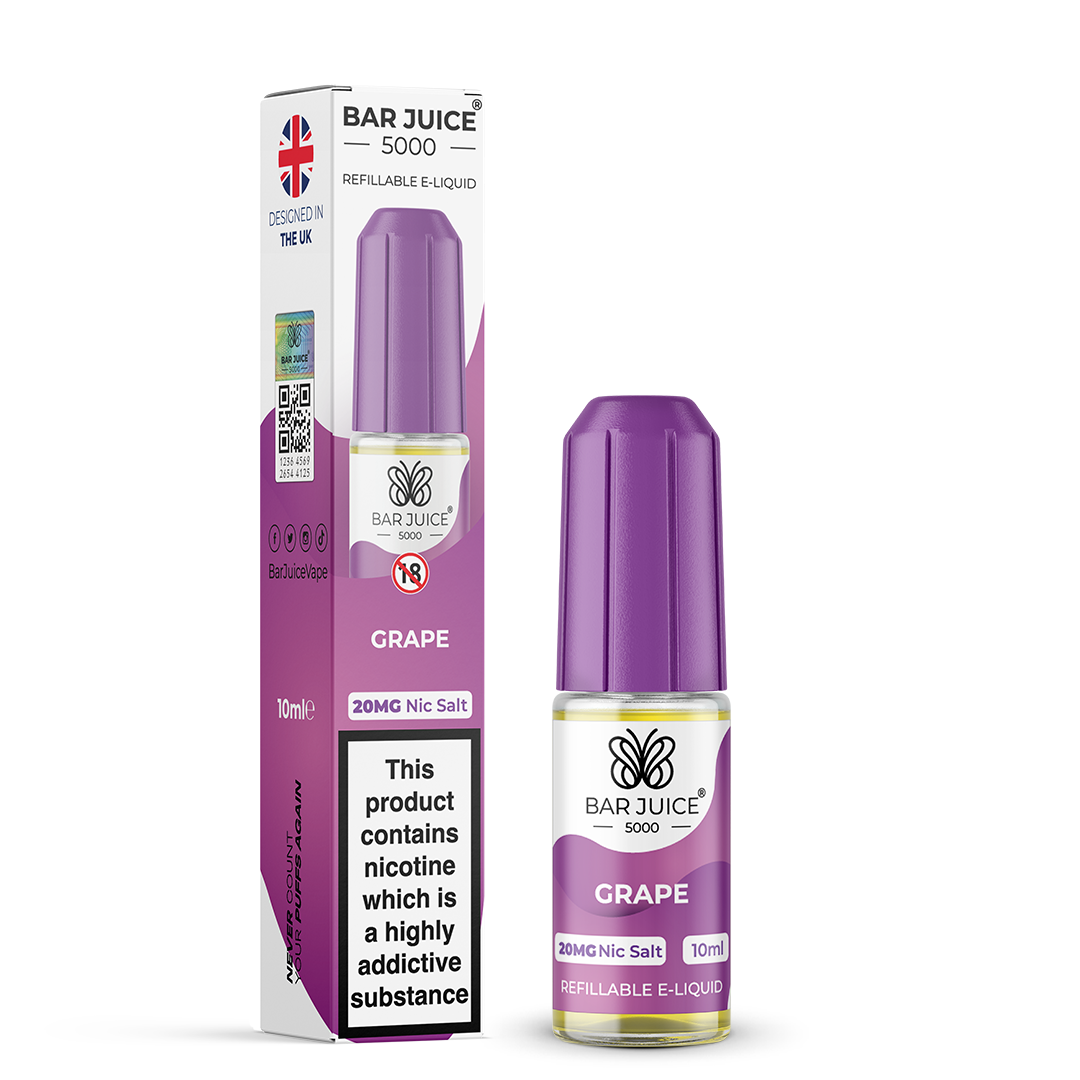 BAR JUICE 5000 - Grape 10ml E-Liquid