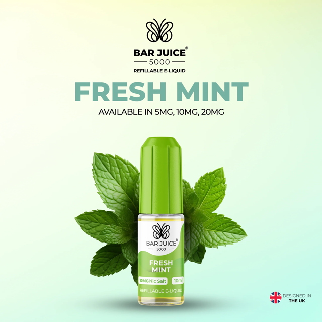 BAR JUICE 5000 - Fresh Mint 10ml E-Liquid