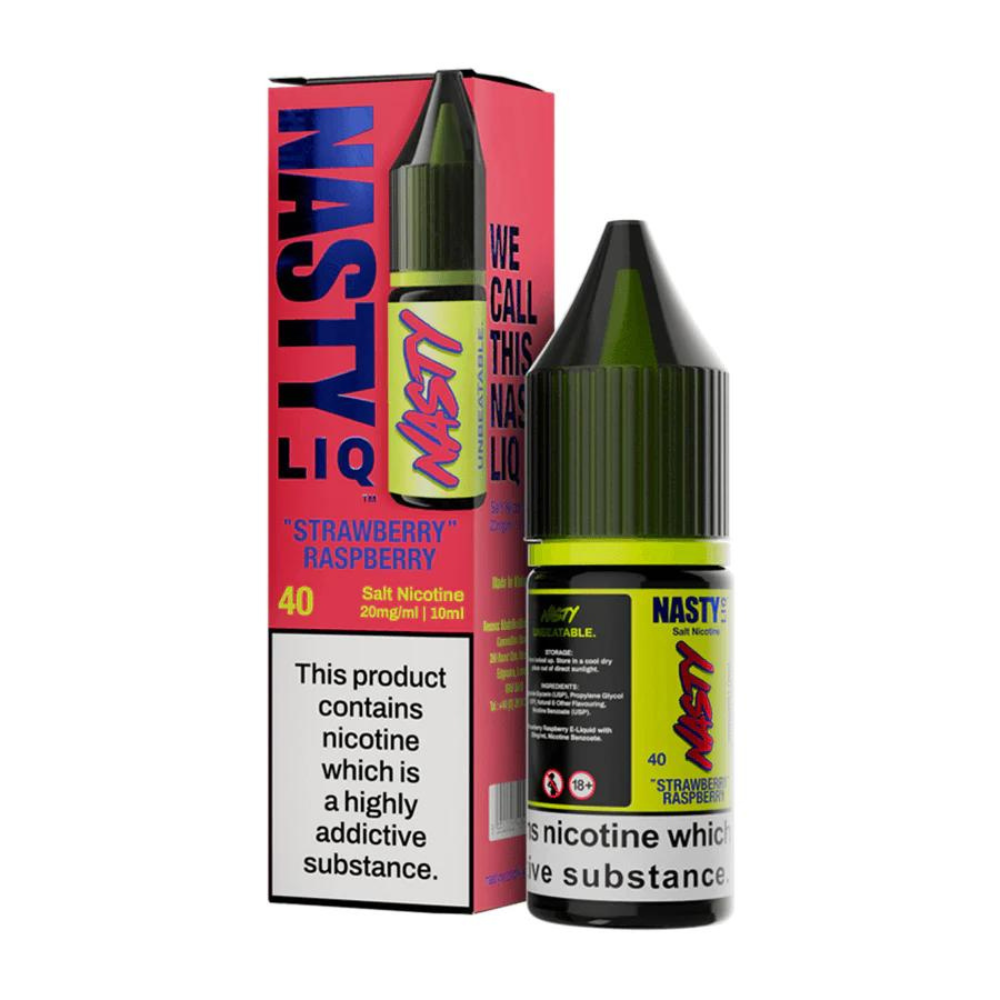 NASTY LIQ -  Strawberry Raspberry 10ml E-Liquid - The British Vape Company