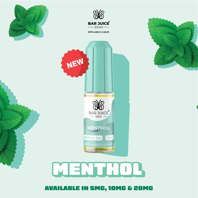 BAR JUICE 5000 - Menthol 10ml E-Liquid